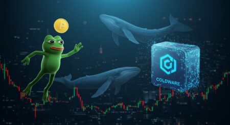 InfoCryptofr   Pepe Coin Bondit de 84   Les Baleines Misent sur Coldware