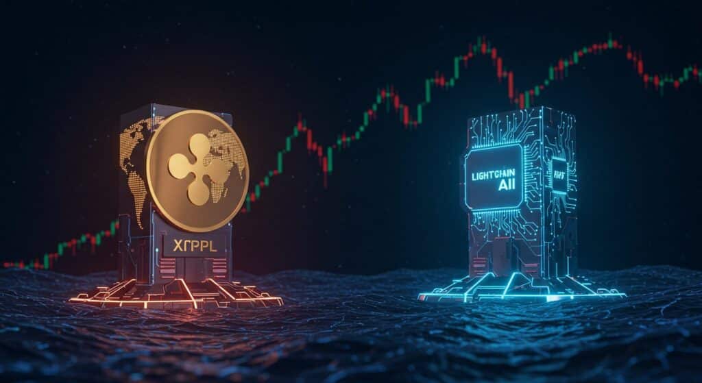 InfoCryptofr   Pourquoi XRP Va Exploser en 2025 Face à Lightchain AI