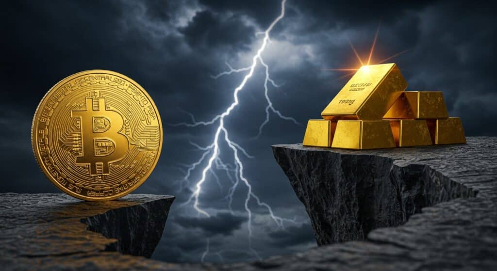 InfoCryptofr   Bitcoin Face au Death Cross  Or le Refuge Sûr 