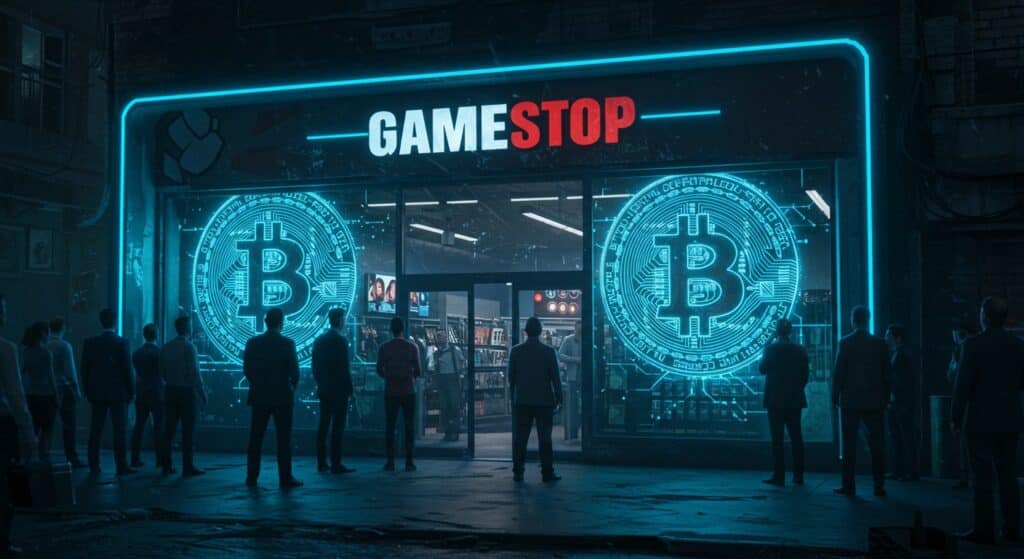 InfoCryptofr   GameStop Mise sur Bitcoin  Les Investisseurs Hésitent