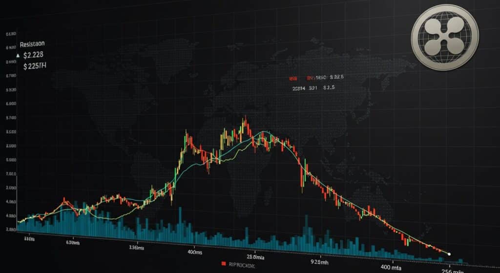 InfoCryptofr   XRP Face à la Résistance  Piège Haussier en Vue 