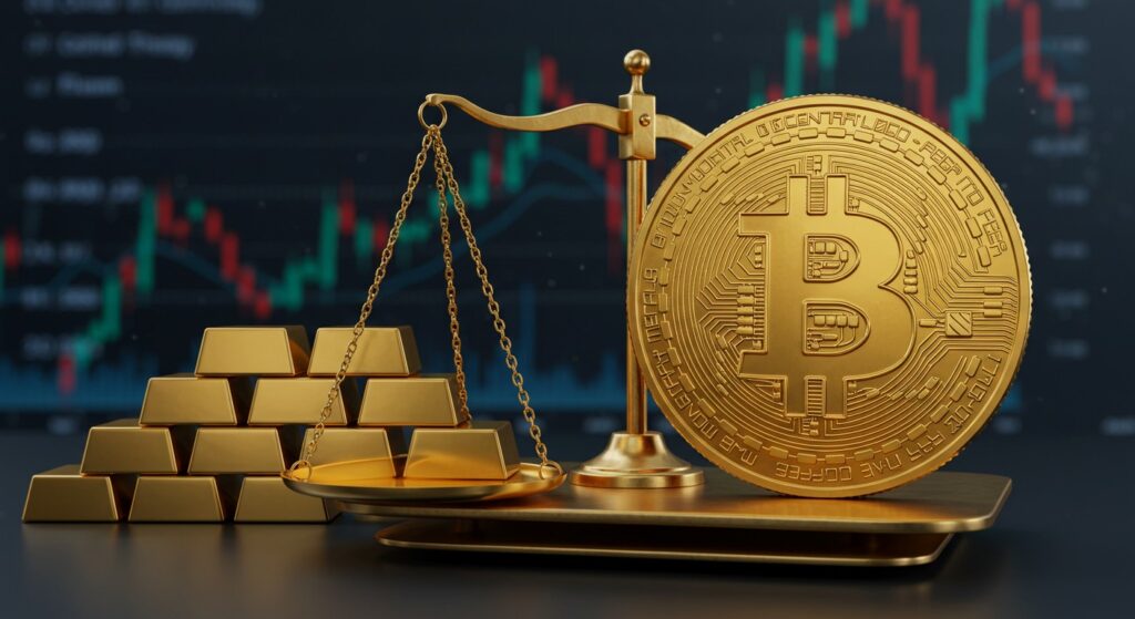 InfoCryptofr   Bitcoin Dépasse lOr  1 BTC Vaut Plus quun Kilo dOr