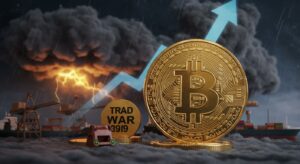 InfoCryptofr   Bitcoin Face à la Guerre Commerciale  Vers un Rebond 