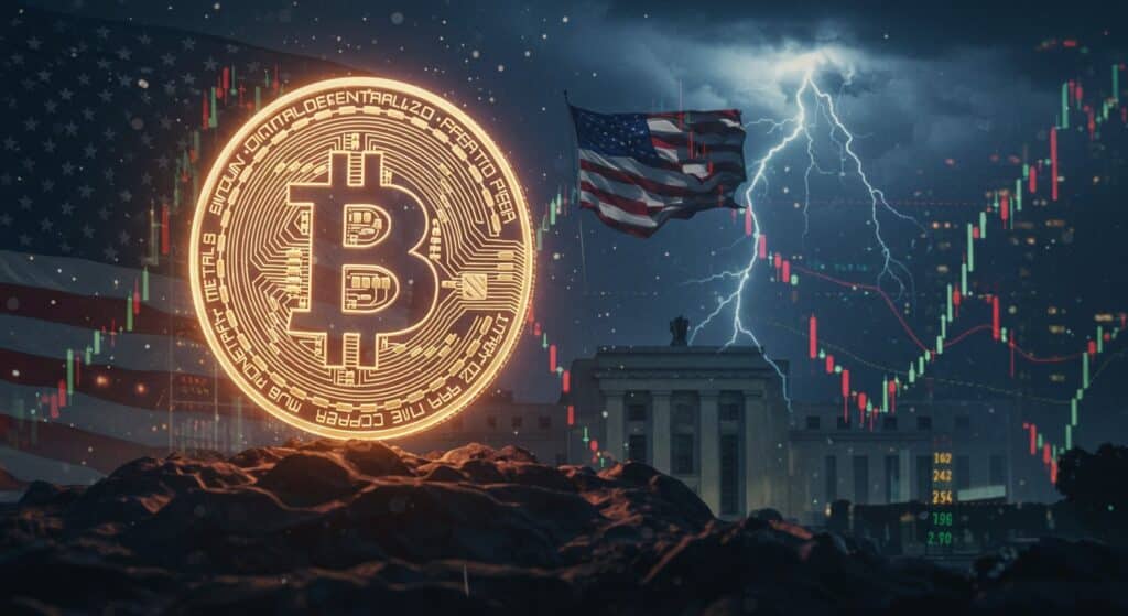 InfoCryptofr   Bitcoin Rebondit  Trump Fed et ETF en Fokus