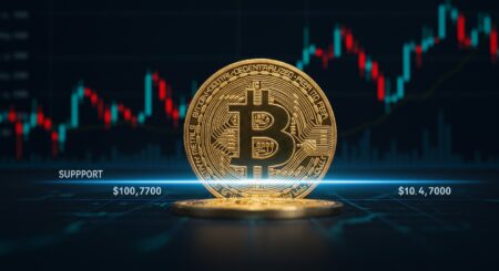 InfoCryptofr   Bitcoin Stagne Près de 104 700 $  Analyse et Perspectives
