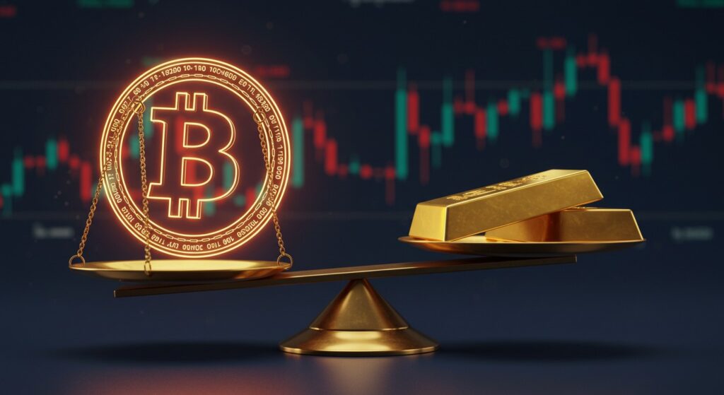 InfoCryptofr   Bitcoin vs Or  La Bataille des Refuges Sûrs