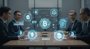 InfoCryptofr   BlackRock et SEC  Crypto Staking et ETF en Débat