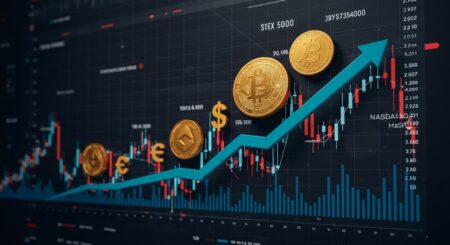 InfoCryptofr   Comment Bitcoin Profite des Marchés en Hausse