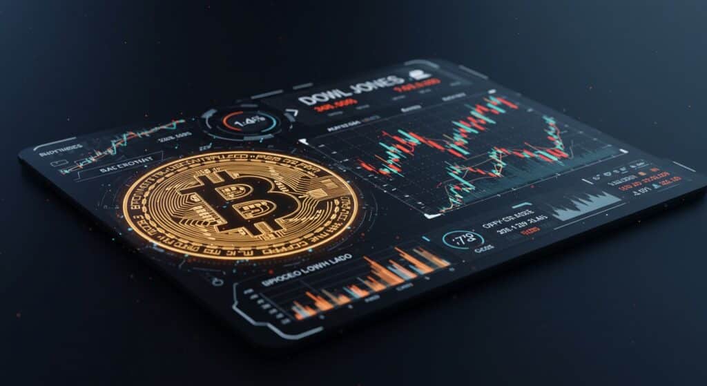 InfoCryptofr   Dow Jones ou Bitcoin  Quel Choix en 2025 