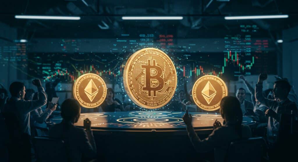 InfoCryptofr   ETF Bitcoin et Ethereum  Records dEntrées en 2025