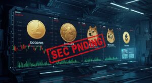 InfoCryptofr   ETF Crypto  Solana Litecoin Dogecoin en Attente