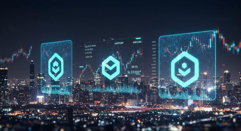 InfoCryptofr   FARTCOIN et VIRTUAL  Leaders des Cryptos IA en 2025