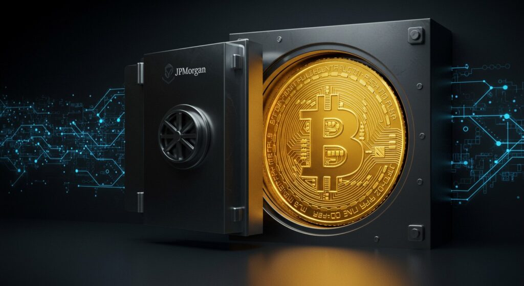 InfoCryptofr   JPMorgan Ouvre Ses Portes Au Bitcoin  Un Tournant Majeur