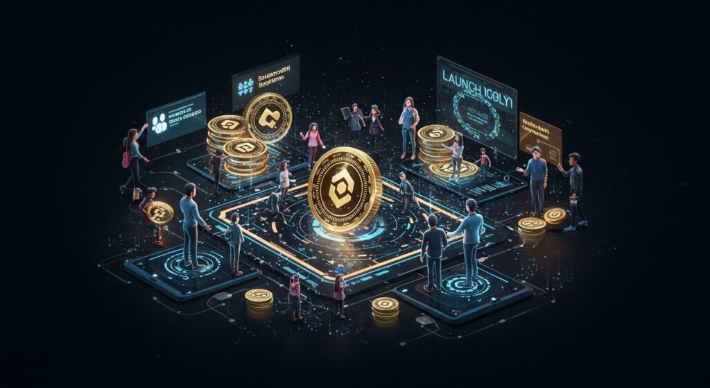 InfoCryptofr   LAUNCHCOIN  La Révolution Crypto à 500 