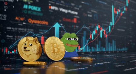 InfoCryptofr   Nasdaq en Hausse  Impact sur Dogecoin Pepe et Memecoins