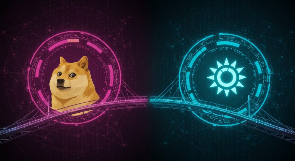 InfoCryptofr   Pont Dogecoin Solana  Une Révolution Crypto