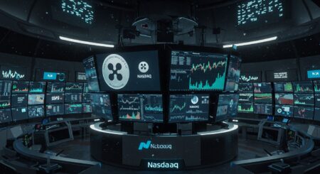 InfoCryptofr   Premier ETF XRP Futures sur Nasdaq  Une Révolution 