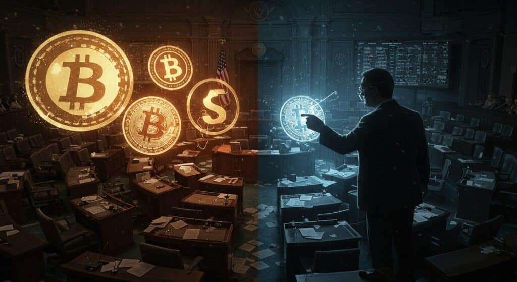 InfoCryptofr   Sénat  Échec de la Loi Crypto Trump en Cause 