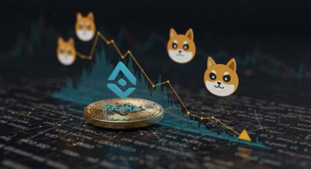 InfoCryptofr   Solana Chute  La Fièvre des Memecoins Sessouffle