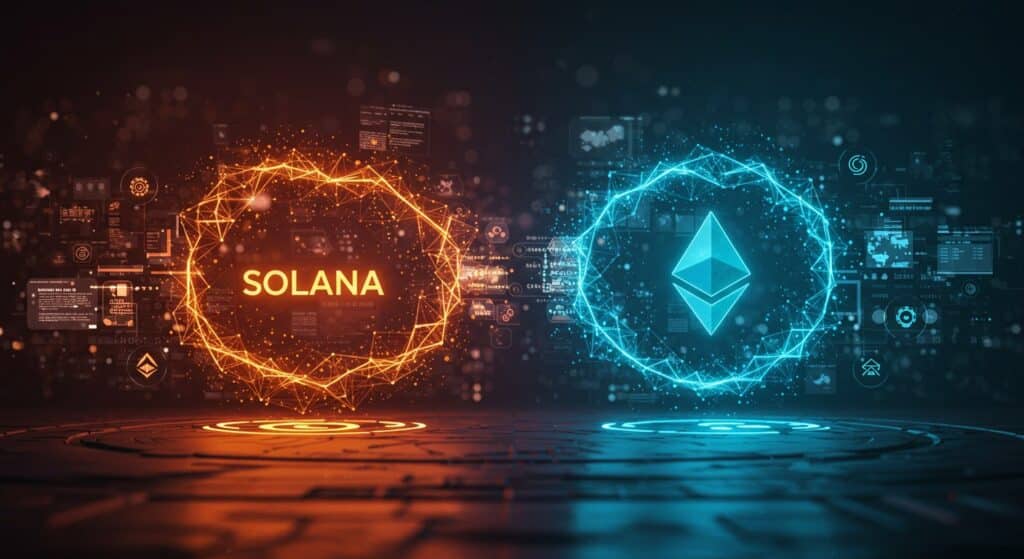 InfoCryptofr   Solana Contre Ethereum  Qui Domine en 2025 