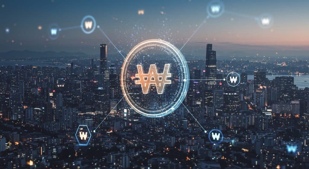 InfoCryptofr   Stablecoin KRW  La Corée Accélère Son Projet
