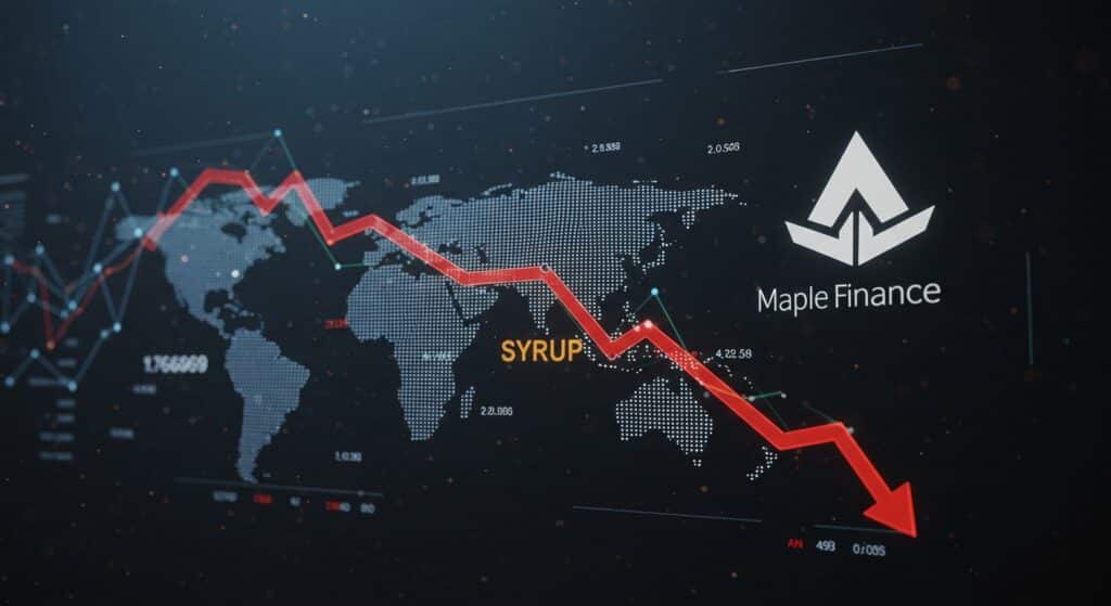 InfoCryptofr   SYRUP en Baisse Après un Pic  Maple Évolue