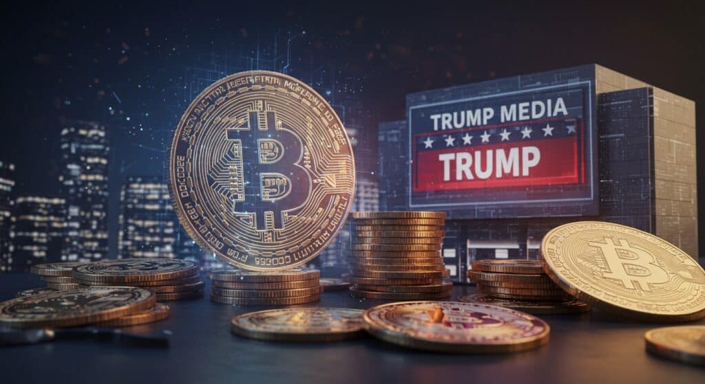 InfoCryptofr   Trump Media Vise 3 Milliards pour Crypto