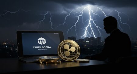 InfoCryptofr   Trump Ripple et Truth Social  Une Polémique Crypto