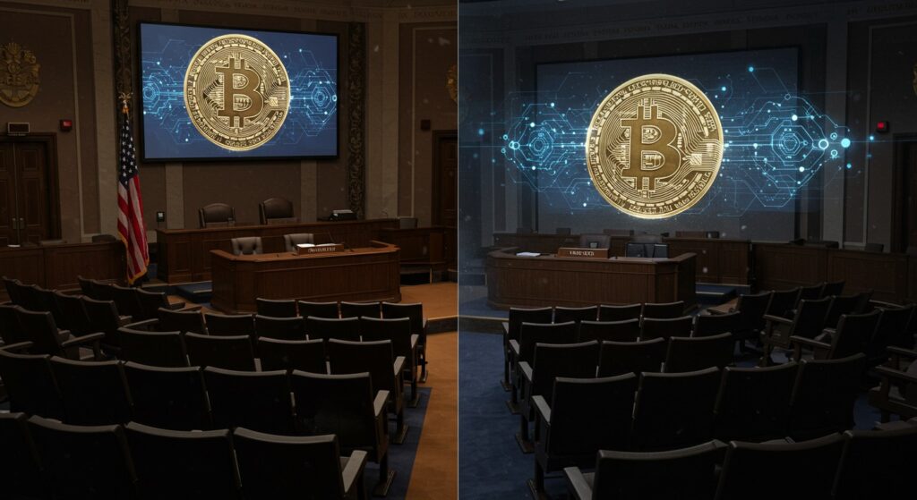 InfoCryptofr   USA  Boycott Démocrate Sur La Régulation Crypto