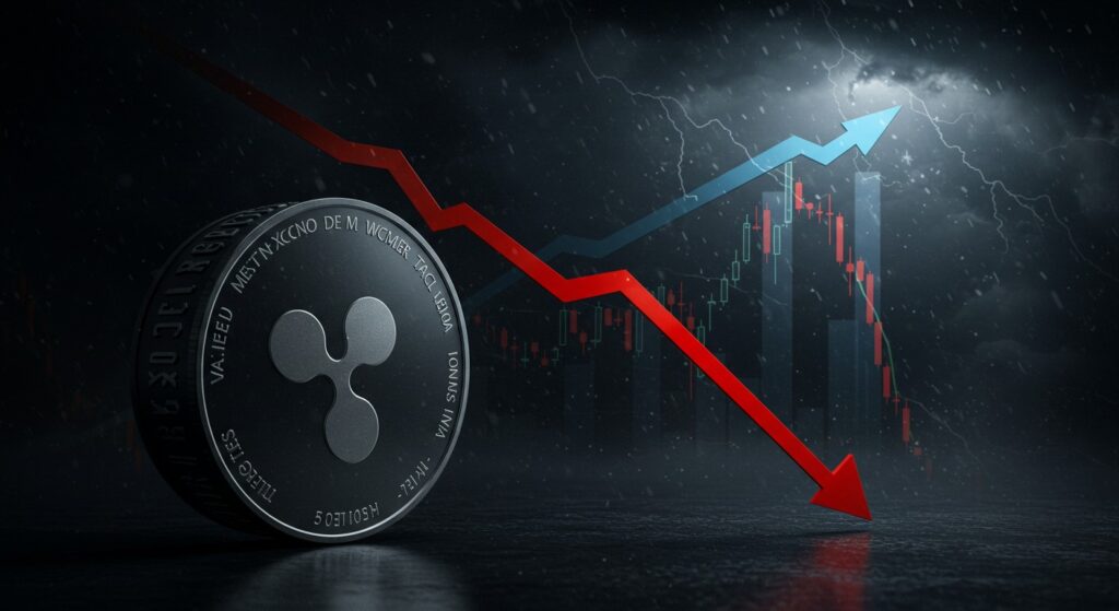 InfoCryptofr   XRP Face à Bitcoin  Une Chute Inquiétante 