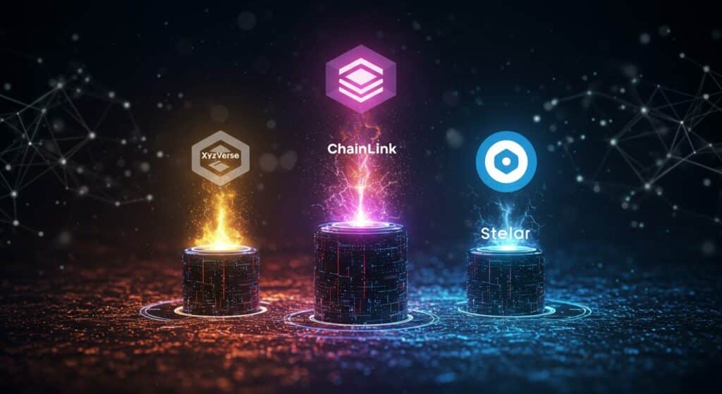 InfoCryptofr   XYZVerse Chainlink Stellar  Géants Crypto 2025
