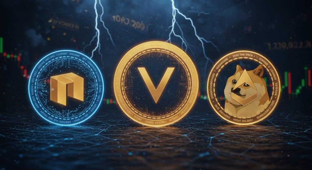 InfoCryptofr   3 Cryptos Prometteuses Face au Déclin de XRP et Dogecoin