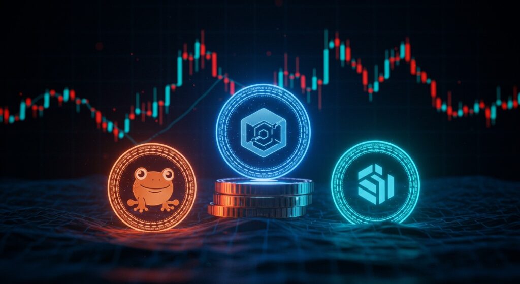 InfoCryptofr   3 Cryptos Sous 5 € à Fort Potentiel en 2025