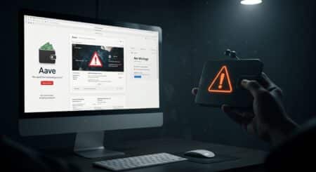InfoCryptofr   Arnaques Aave  Alerte aux Faux Sites sur Google