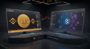 InfoCryptofr   Binance et Bitget  Qui Domine la Liquidité Crypto 