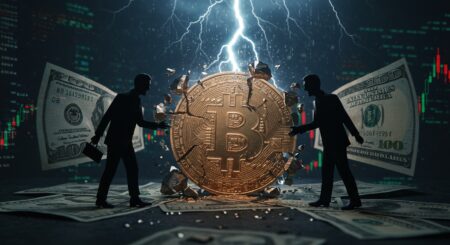 InfoCryptofr   Bitcoin  Trump vs Musk 308M$ Liquidés