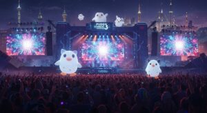 InfoCryptofr   BlockDown 2025  Festival Musical AI avec Pudgy Penguins