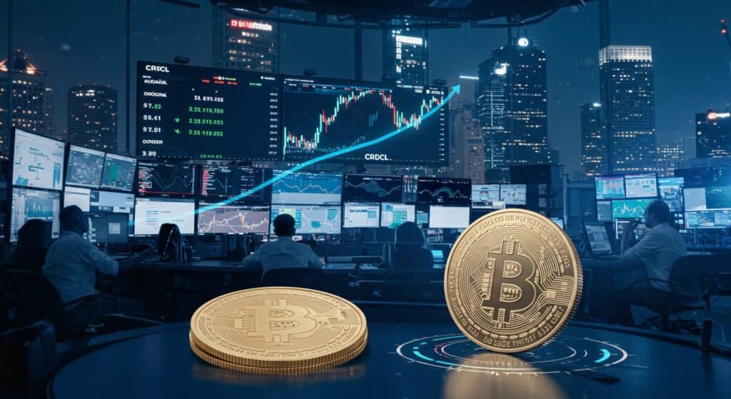 InfoCryptofr   Circle IPO  CRCL Senvole de 120  Dès le Premier Jour