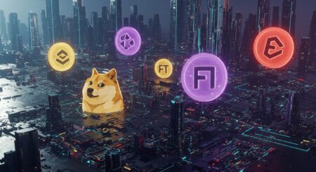 InfoCryptofr   Crypto 2025  Dogecoin FET et BlockDAG en Lumière