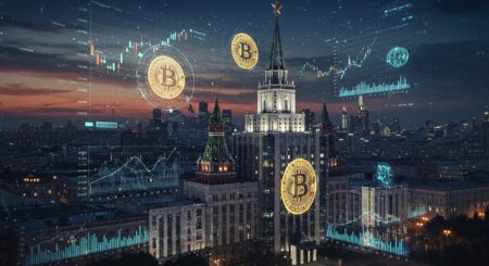 InfoCryptofr   ETF Bitcoin  Moscou Lance les Contrats BlackRock