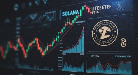 InfoCryptofr   ETF Crypto 2025  SOL LTC XRP Près de lApprobation