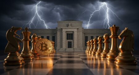 InfoCryptofr   Fed Stagne Bitcoin Attend Son Heure