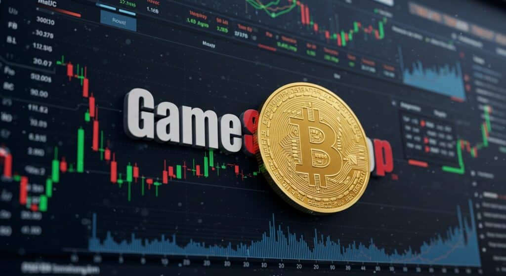 InfoCryptofr   GameStop et Bitcoin  Premier Test de la Stratégie Crypto