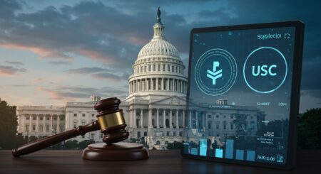 InfoCryptofr   GENIUS Act  Trump Pousse les Stablecoins