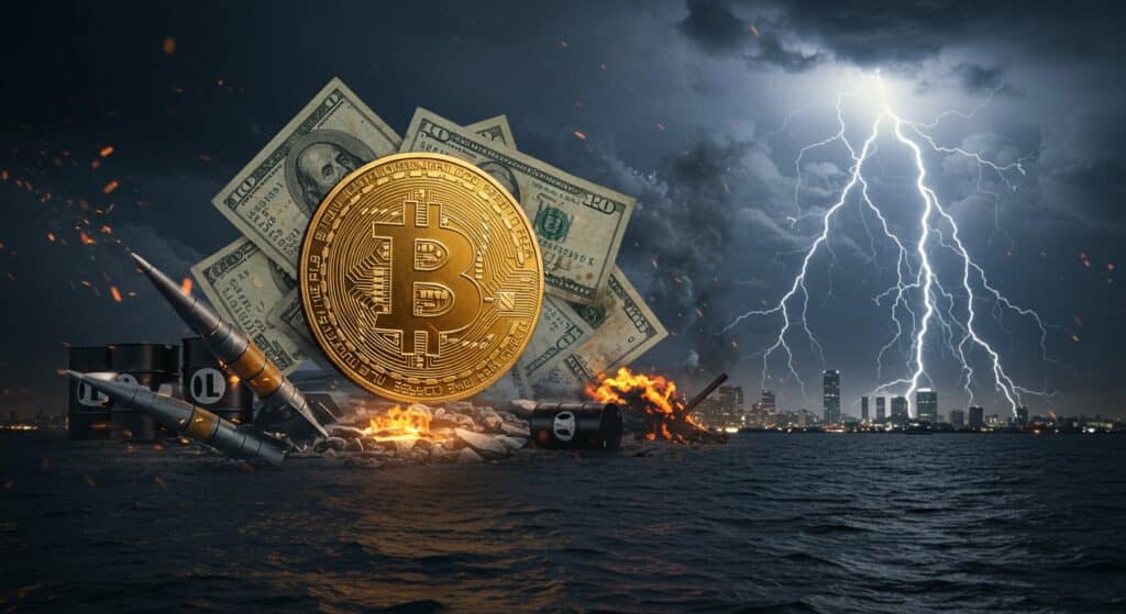 InfoCryptofr   Géopolitique Et Fed  Bitcoin Sous Pression