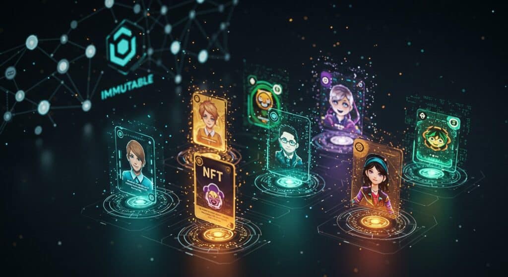 InfoCryptofr   Immutable Dépasse Ethereum  Révolution NFT en 2025