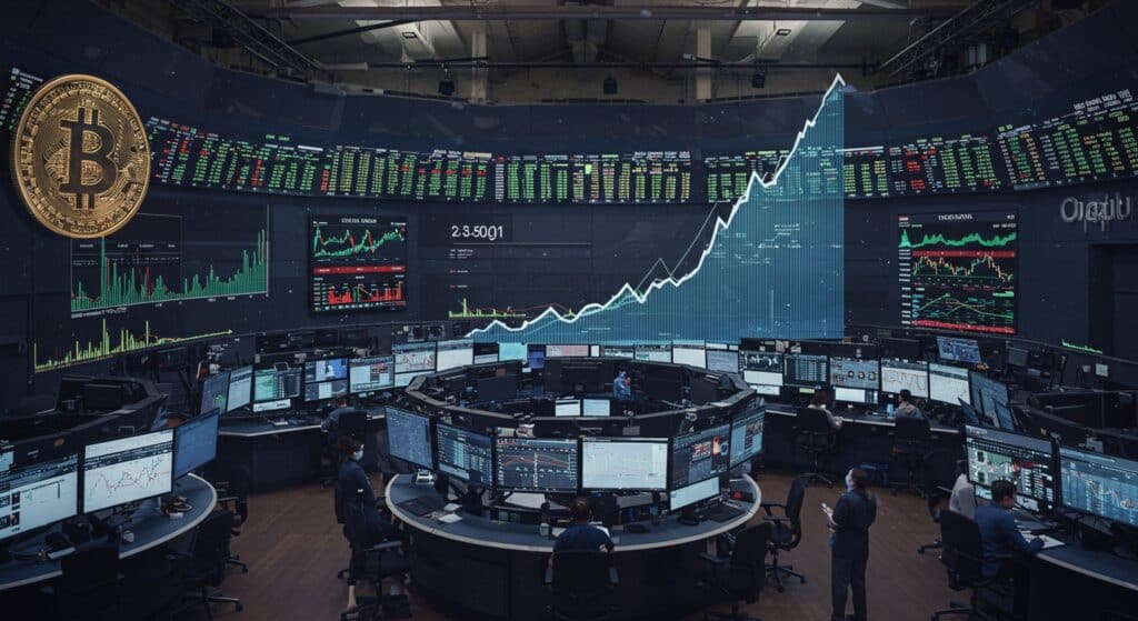 InfoCryptofr   Les Cryptos et la Bourse  Une Hausse Historique