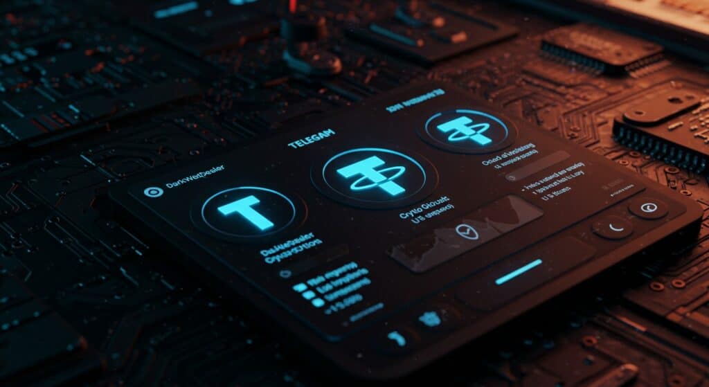 InfoCryptofr   Marchés Crypto Noirs  Telegram Prend le Relais
