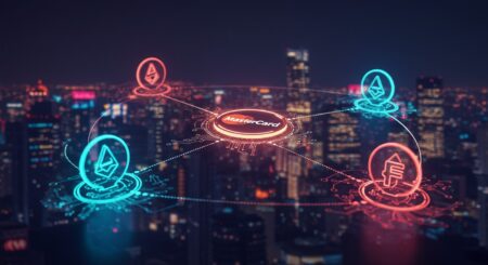 InfoCryptofr   Mastercard Adopte les Stablecoins  Une Révolution 