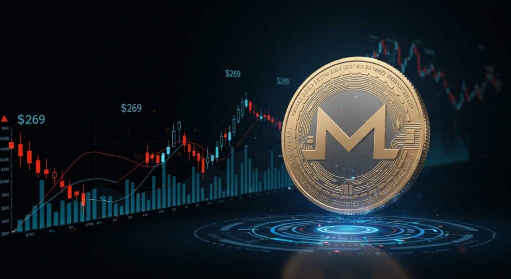 InfoCryptofr   Monero à 269 $  Vers une Hausse Majeure 